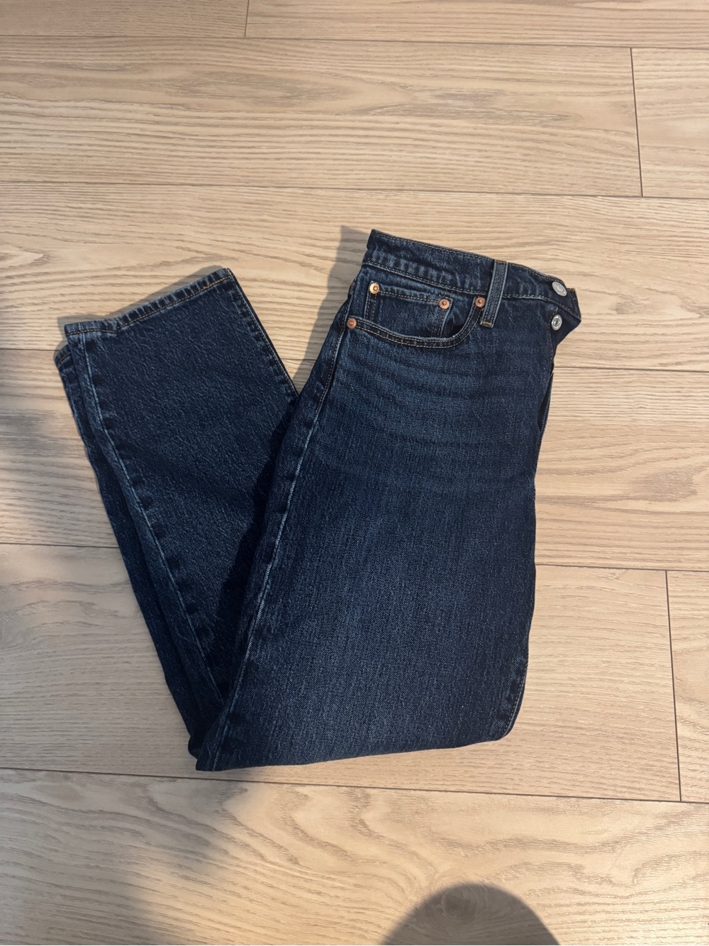 Levi's Women's Straight Leg Dark Indigo Jeans